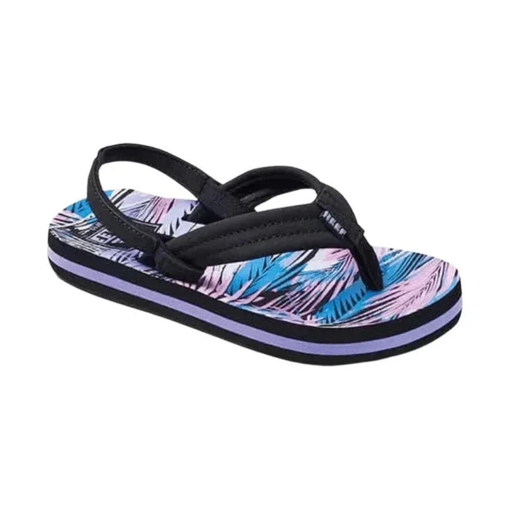 Reef Little Ahi CJ2041 Flip Flop Toddler 10 Palm Fronds Slip On Sandals JOBB2083